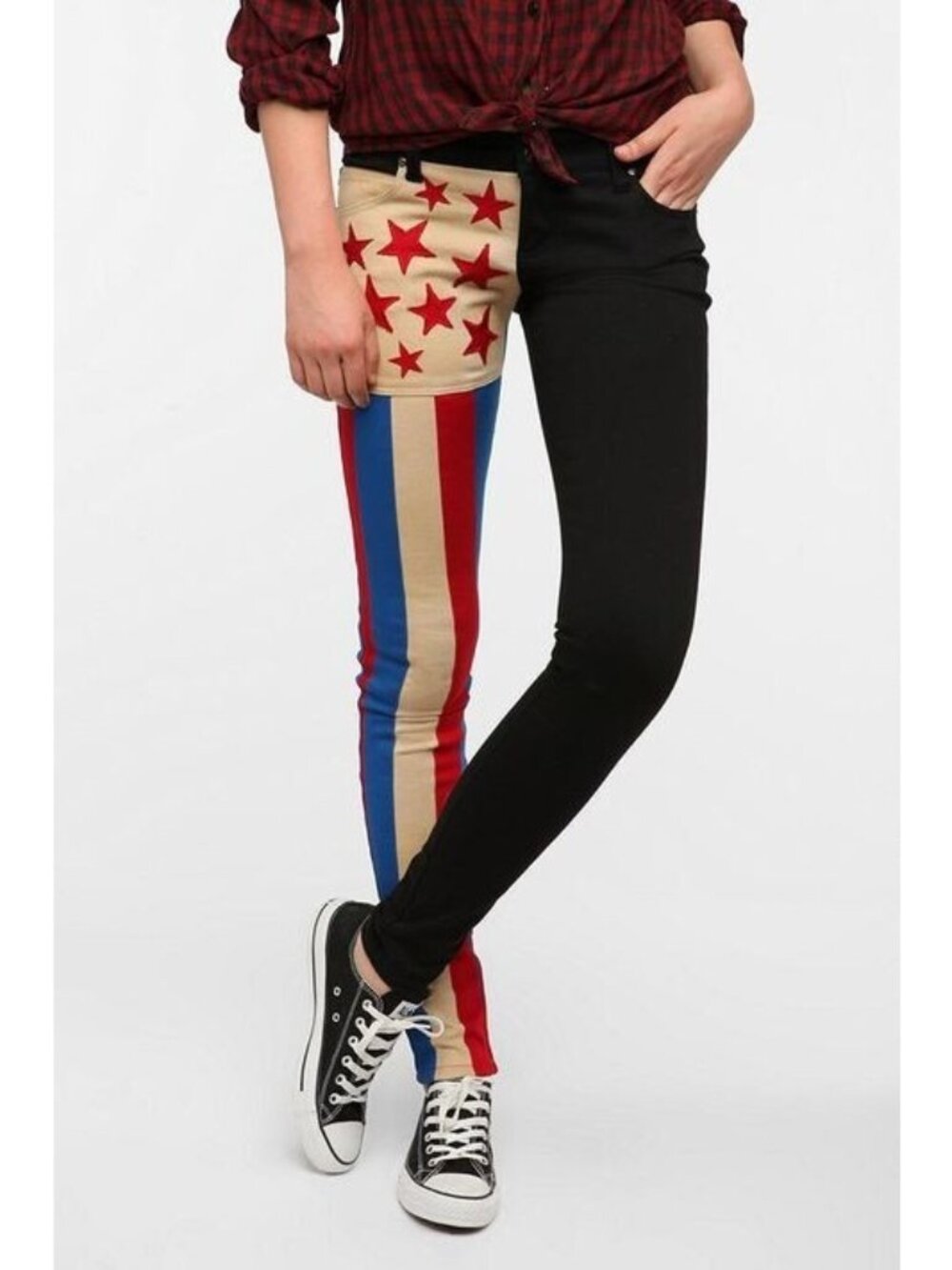 NWT New Tripp NYC Skinny Jeans Size 29 Flag Leg Low Rise Pants
